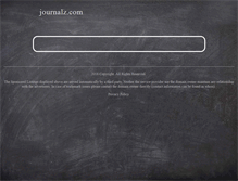 Tablet Screenshot of journalz.com